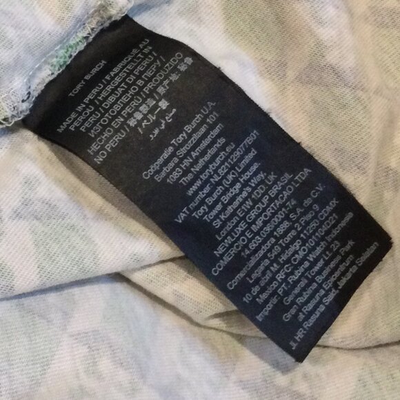 Tory Burch Women Green Logo T-SHIRT SIZE M - Picture 6 of 9